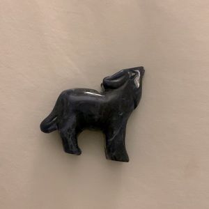 Blue Wolf Figurine